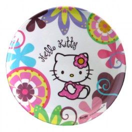 BBS Piatto piano - Hello Kitty - Bamboo