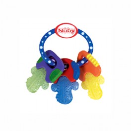 Giocattolo 3+ mesi Nuby Chiave massaggiagengive con ice-gel