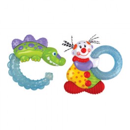 Giocattolo 6+ mesi Nuby Clown/Draghetto massaggiagengive con ice-gel [452]