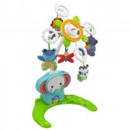 Giocattolo 0+ mesi Fisher Price Giostrina Cuccioli della Natura 3-in-1